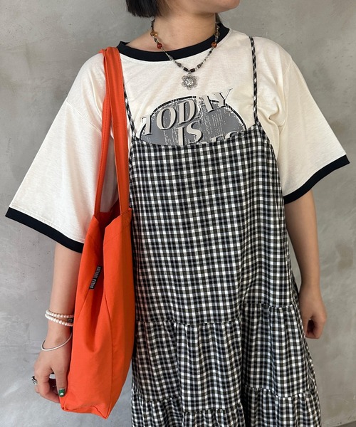 kutir（クティール）の「アソートティアードキャミワンピース（ワンピース・レディース・グリーン/ブラック/ブラック系その他・FREE）」の18枚目の写真