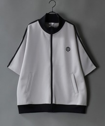 SITRY | Big silhouette one point stitch Jersey / ビッグシルエット ワンポイント 刺繍 半袖 ジャージ(ジャージ)