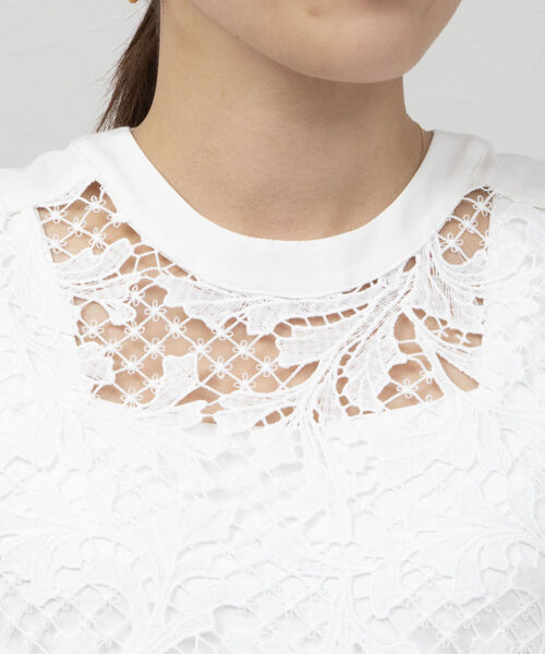 NOLLEY’S（ノーリーズ）の「カットレースノースリーブブラウス（シャツ/ブラウス・レディース・ホワイト/ブラック・38）」の20枚目の写真
