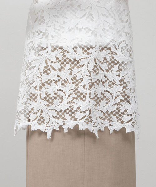 NOLLEY’S（ノーリーズ）の「カットレースノースリーブブラウス（シャツ/ブラウス・レディース・ホワイト/ブラック・38）」の22枚目の写真