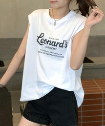 ノースリーブTシャツ ロゴ