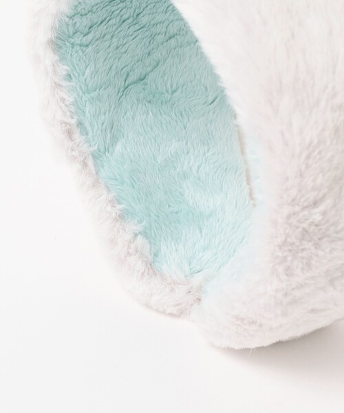 Ray BEAMS（レイビームス）の「Ray BEAMS / フェイクファー イヤーマフ（イヤーマフ・レディース・ライトグレー/チャコールグレー・ONE SIZE）」の9枚目の写真
