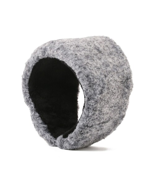 Ray BEAMS（レイビームス）の「Ray BEAMS / フェイクファー イヤーマフ（イヤーマフ・レディース・ライトグレー/チャコールグレー・ONE SIZE）」の11枚目の写真