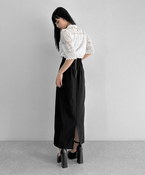 LVEU.（ラブユ.）の「【LVEU.】ハイウエストタイトスカート / ボトムス