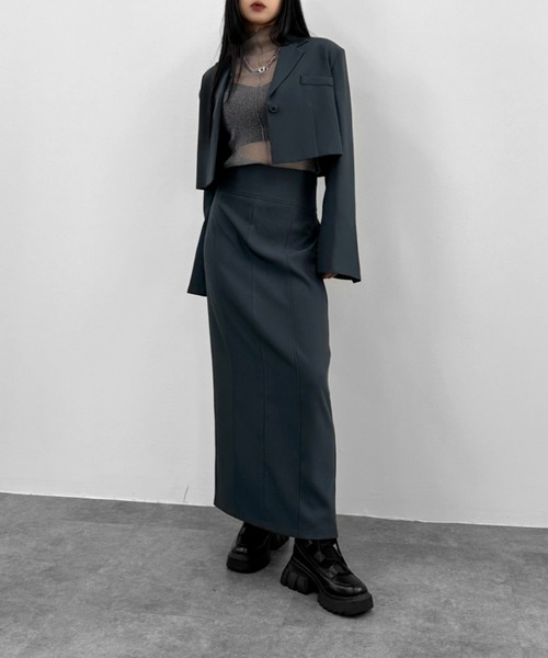 セール】【LVEU.】ハイウエストタイトスカート / ボトムス スカート