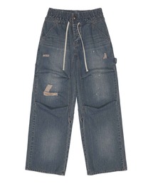 sculptor スカルプタービーズウエストデニムパンツ Beaded Waist Denim Pants（デニムパンツ）｜SCULPTOR（スカルプ