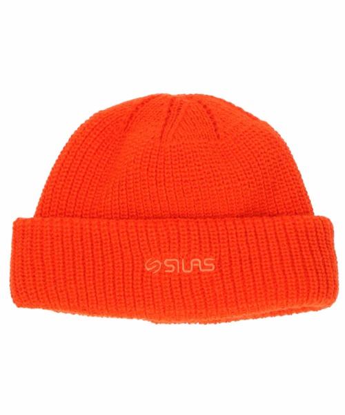 SILAS（サイラス）の「LOGO BEANIE（ニットキャップ/ビーニー・メンズ・オリーブ/ブラック/オレンジ・ONE SIZE）」の3枚目の写真