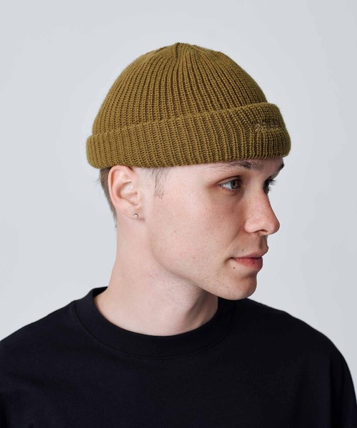 SILAS（サイラス）の「LOGO BEANIE（ニットキャップ/ビーニー・メンズ・オリーブ/ブラック/オレンジ・ONE SIZE）」の7枚目の写真