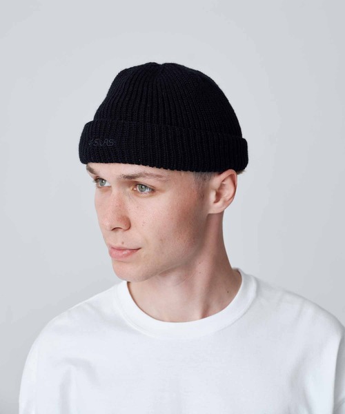 SILAS（サイラス）の「LOGO BEANIE（ニットキャップ/ビーニー・メンズ・オリーブ/ブラック/オレンジ・ONE SIZE）」の11枚目の写真