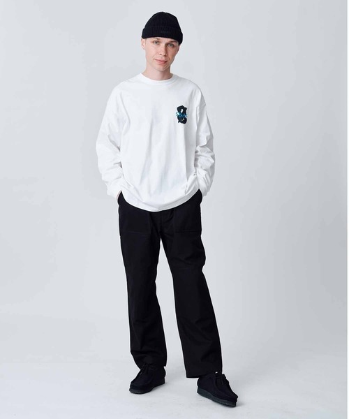 SILAS（サイラス）の「LOGO BEANIE（ニットキャップ/ビーニー・メンズ・オリーブ/ブラック/オレンジ・ONE SIZE）」の12枚目の写真