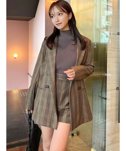 RESEXXY（リゼクシー）の「ベーシックショートパンツ【セットアップ着用可能】（その他パンツ・レディース・グリーン/ブラウン/ベージュ・FREE）」の10枚目の写真