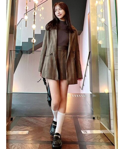 RESEXXY（リゼクシー）の「ベーシックショートパンツ【セットアップ着用可能】（その他パンツ・レディース・グリーン/ブラウン/ベージュ・FREE）」の11枚目の写真