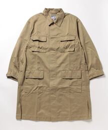 HOUSTON（ヒューストン）の「【HOUSTON】US.ARMY スラブサテン フィールドロングジャケット（ミリタリージャケット）」
