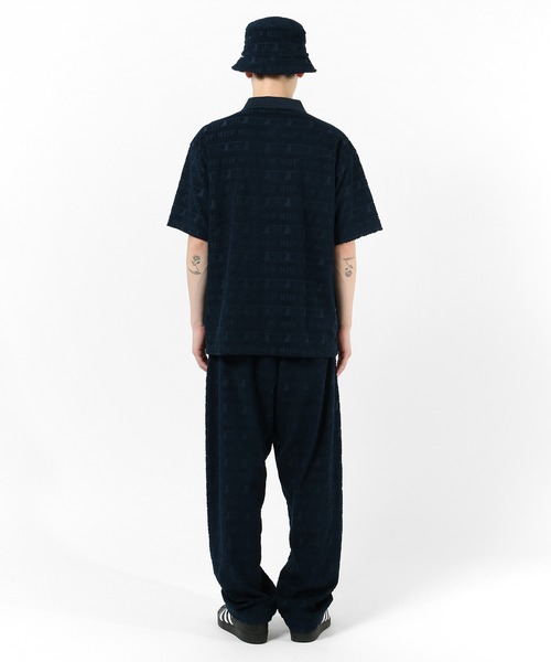 HUF（ハフ）の「JACQUARD PILE SHIRT / HUF シャツ（シャツ/ブラウス・メンズ・ネイビー/オリーブ・SMALL/MEDIUM/LARGE/X-LARGE/XX-LARGE）」の13枚目の写真