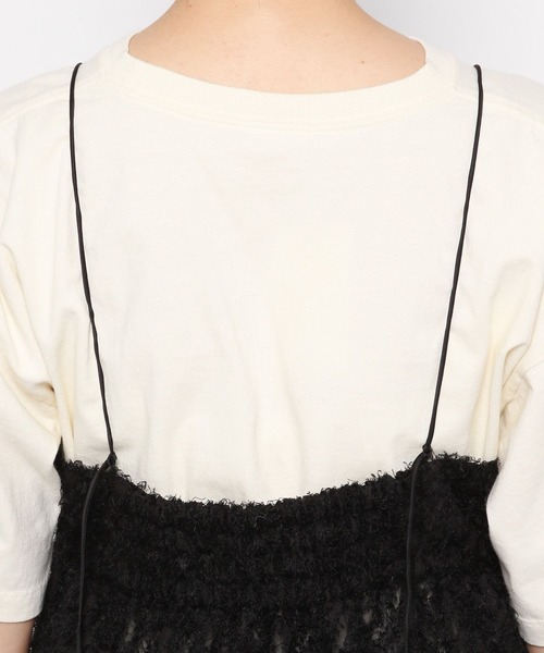 LOWRYS FARM（ローリーズファーム）の「フェザージャガードキャミ　962452（キャミソール・レディース・ブラック/ホワイト/その他/オフホワイト・FREE）」の20枚目の写真