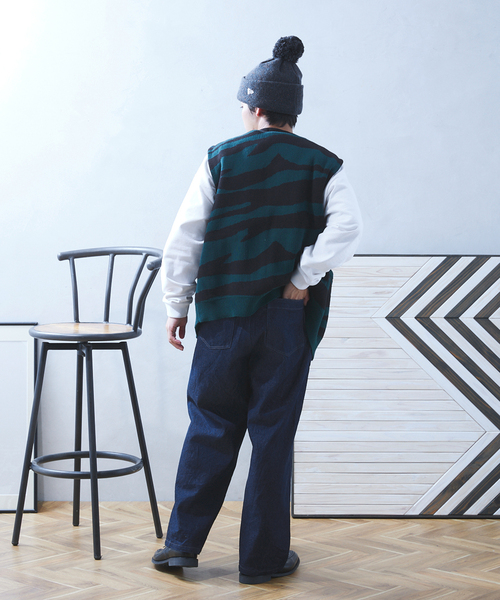 JOURNAL STANDARD relume(ジャーナルスタンダード レリューム)の「CALIFORNIA アソートパターンベスト(ベスト・メンズ・サックスブルー/ブラック/パープル/グリーン・MEDIUM/LARGE)」の9枚目の写真