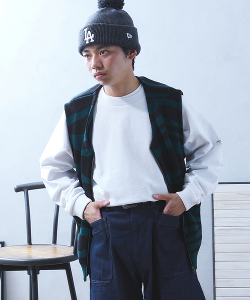 JOURNAL STANDARD relume(ジャーナルスタンダード レリューム)の「CALIFORNIA アソートパターンベスト(ベスト・メンズ・サックスブルー/ブラック/パープル/グリーン・MEDIUM/LARGE)」の10枚目の写真