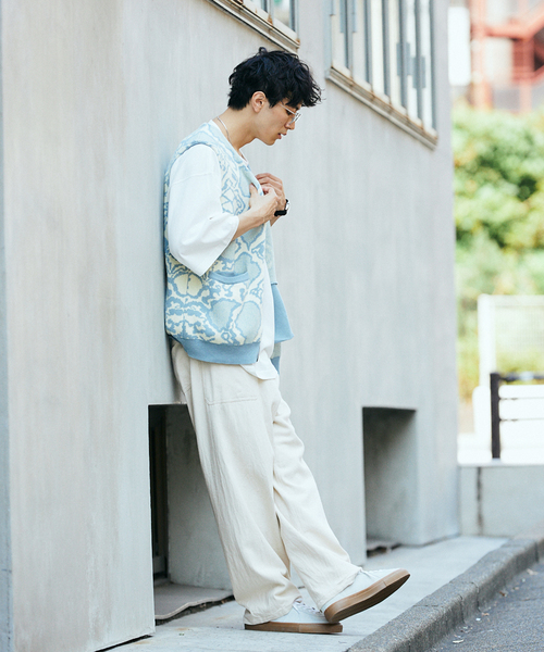 JOURNAL STANDARD relume(ジャーナルスタンダード レリューム)の「CALIFORNIA アソートパターンベスト(ベスト・メンズ・サックスブルー/ブラック/パープル/グリーン・MEDIUM/LARGE)」の15枚目の写真