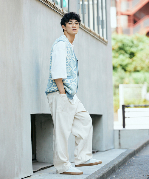 JOURNAL STANDARD relume(ジャーナルスタンダード レリューム)の「CALIFORNIA アソートパターンベスト(ベスト・メンズ・サックスブルー/ブラック/パープル/グリーン・MEDIUM/LARGE)」の16枚目の写真