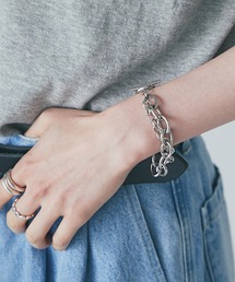 2連チェーンブレスレット