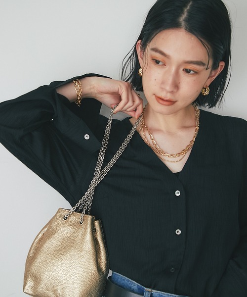 RIVE DROITE(リヴドロワ)の「2連チェーンブレスレット(ブレスレット・レディース・シルバー/ゴールド・FREE)」の5枚目の写真