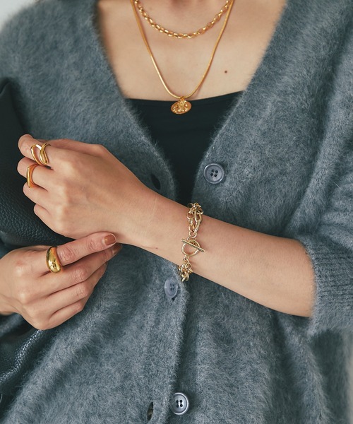 RIVE DROITE(リヴドロワ)の「2連チェーンブレスレット(ブレスレット・レディース・シルバー/ゴールド・FREE)」の20枚目の写真