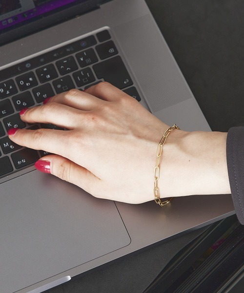 Rouge vif（ルージュヴィフ）の「チェーンブレスレット（ブレスレット・レディース・ゴールド・フリー）」の5枚目の写真