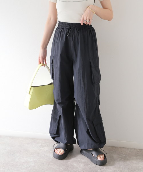 【Uby SPICK&SPAN】パラシュートパンツ　ARMY TWIL カーゴ Uby SPICK&SPAN】パラシュートパンツ ARMY TWIL カーゴ - メルカリ