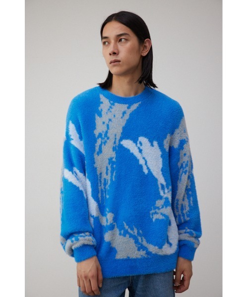 セール】総柄シャギーニット（ニット/セーター）｜AZUL BY MOUSSY