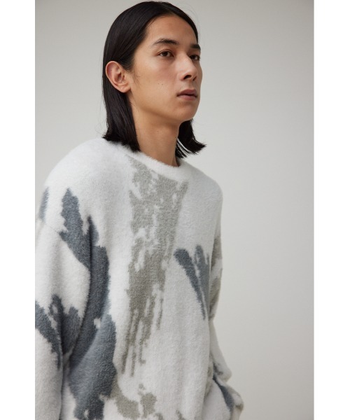 セール】総柄シャギーニット（ニット/セーター）｜AZUL BY MOUSSY