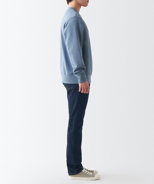 無印良品（ムジルシリョウヒン）の「ストレッチデニムスリムパンツ　股下８２ｃｍ　ダークネイビー（デニムパンツ・メンズ・ネイビー系・31inch/29inch/28inch/30inch/34inch/32inch/33inch/35inch）」の3枚目の写真