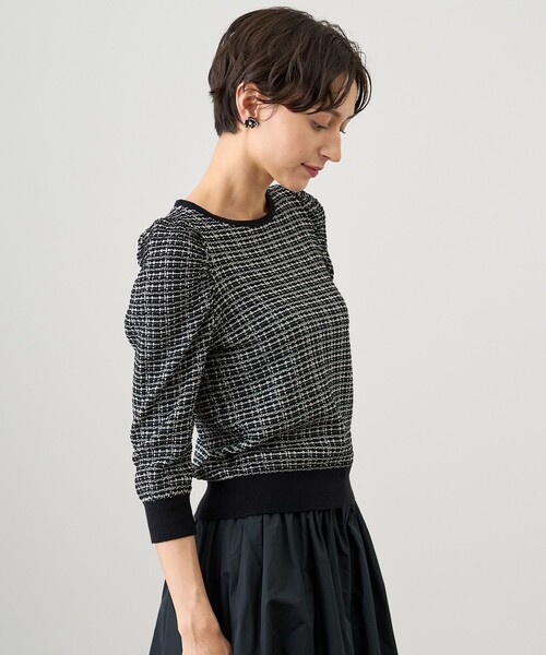 新品☆ ANAYI ツィーディパフ プルオーバー/セオリー、23区、ロペ ANAYI（アナイ）の「ツィーディパフ プルオーバー（ニット/セーター