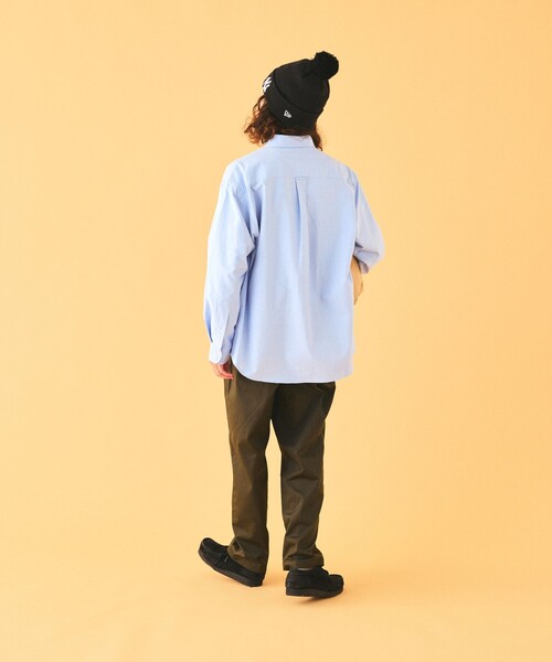 TOWNCRAFT（タウンクラフト）の「TOWN CRAFT/タウンクラフト TOWN CRAFT×FREAK'S STORE/タウンクラフト 別注 リラックスフィット ボタンダウンシャツ/ワンポイント（シャツ/ブラウス・メンズ・ネイビー/オフホワイト/イエロー/グレー/サックスブルー/ホワイト・LARGE/MEDIUM）」の10枚目の写真