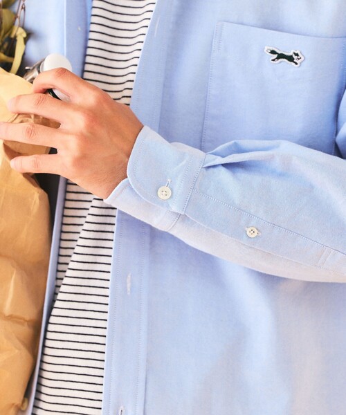 TOWNCRAFT（タウンクラフト）の「TOWN CRAFT/タウンクラフト TOWN CRAFT×FREAK'S STORE/タウンクラフト 別注 リラックスフィット ボタンダウンシャツ/ワンポイント（シャツ/ブラウス・メンズ・ネイビー/オフホワイト/イエロー/グレー/サックスブルー/ホワイト・LARGE/MEDIUM）」の16枚目の写真