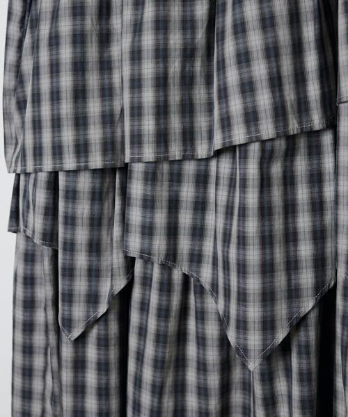 WEGO（ウィゴー）の「WEGO/フリルティアードロングスカート（スカート・レディース・グレー系その他2・FREE）」の15枚目の写真