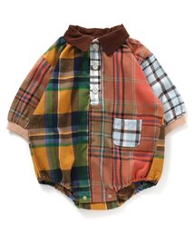 BREEZE | 【キッズとリンクコーデ可能】スタンダードシャツボディオール(ロンパース)