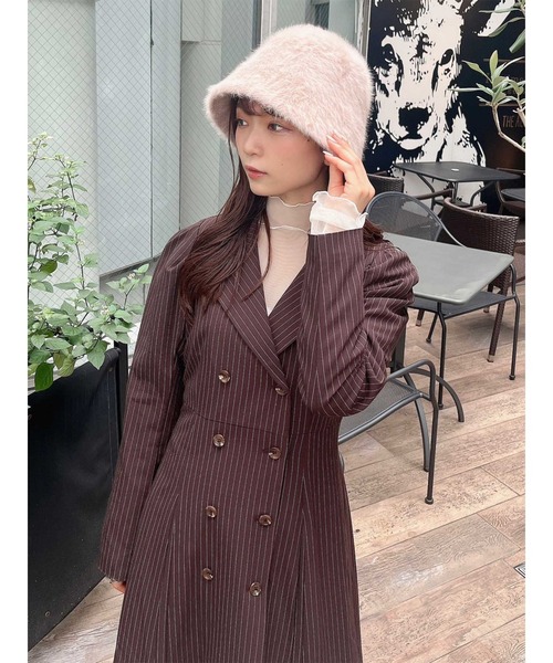 dazzlin（ダズリン）の「ファーバケットハット（ハット・レディース・ベージュ/オフホワイト・FREE）」の19枚目の写真