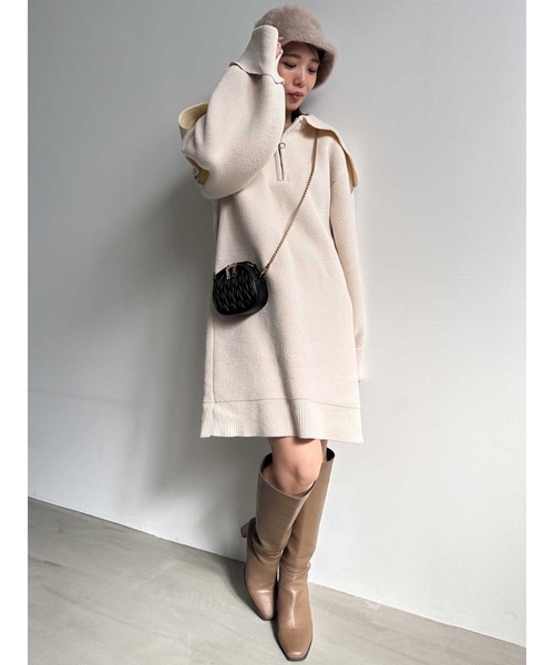 dazzlin（ダズリン）の「ファーバケットハット（ハット・レディース・ベージュ/オフホワイト・FREE）」の16枚目の写真