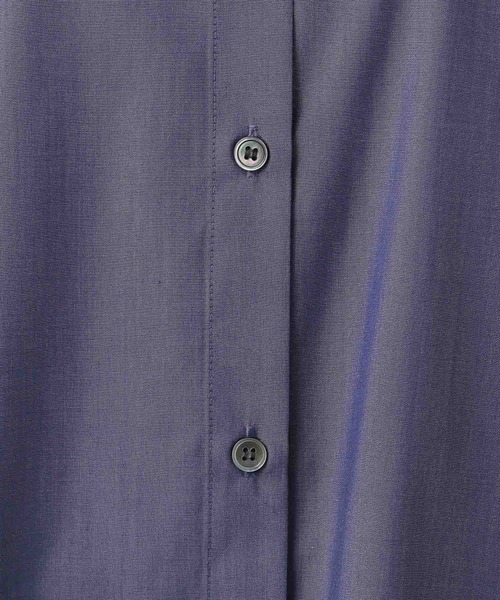 Elura（エルーラ）の「＜2024春ver＞アイロンいらずレギュラーシャツ／961272（シャツ/ブラウス・レディース・グレイッシュベージュ/ホワイト系その他5/ブルー/ホワイト/ライトベージュ/ライトブルー・MEDIUM/SMALL/LARGE）」の22枚目の写真