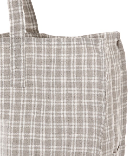 studio CLIP(スタディオクリップ)の「【daily CLIP】リネンBIGマルシェバッグ(エコバッグ/サブバッグ・レディース・その他1/レッド/ナチュラル/グリーン/ブルー/パープル・FREE)」の12枚目の写真