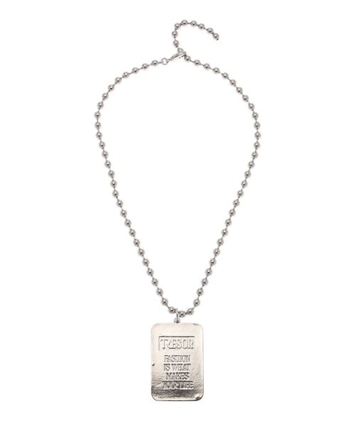 jouetie(ジュエティ)の「プレートボールチェーンネックレス(ネックレス・レディース・ゴールド/シルバー・FREE)」の2枚目の写真