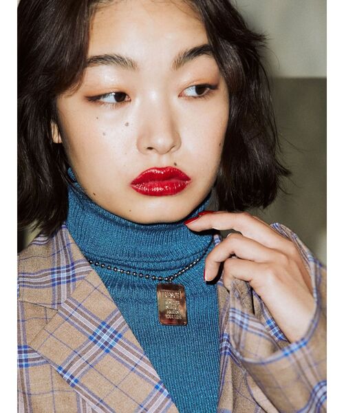 jouetie(ジュエティ)の「プレートボールチェーンネックレス(ネックレス・レディース・ゴールド/シルバー・FREE)」の4枚目の写真