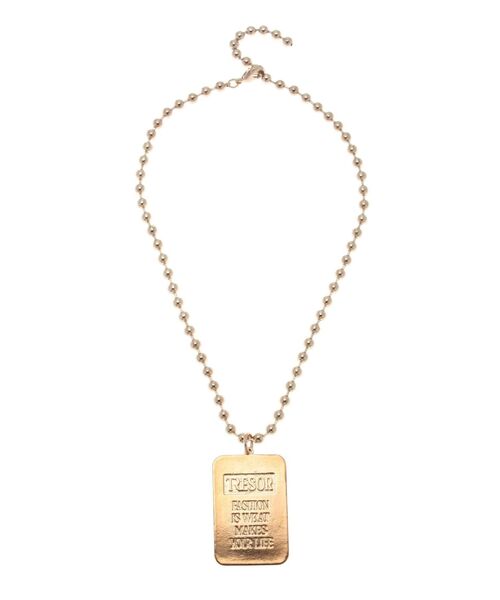 jouetie(ジュエティ)の「プレートボールチェーンネックレス(ネックレス・レディース・ゴールド/シルバー・FREE)」の10枚目の写真