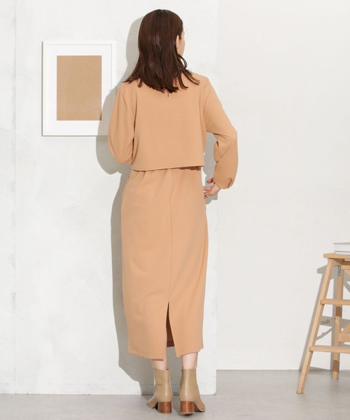 セール】セットアップ見えドッキングワンピース（ワンピース）｜NANO