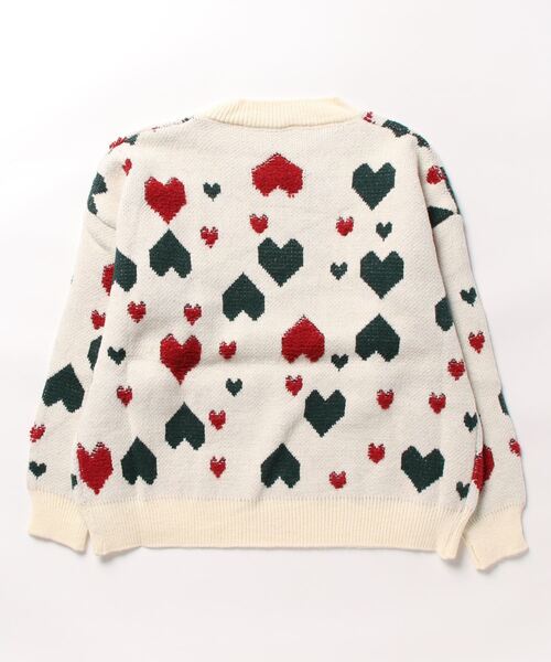 meJane（ミージェーン）の「ハートジャガードニットプルオーバー（Tシャツ/カットソー・レディース・ホワイト・FREE）」の13枚目の写真