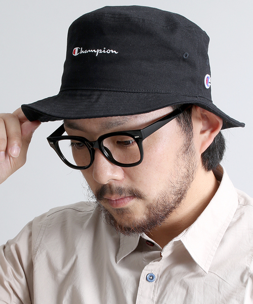 Champion（チャンピオン）の「∴WEGO/ Championバケットハット（ハット・メンズ・ホワイト/ブラック/ネイビー・FREE）」の2枚目の写真