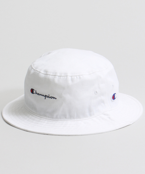 Champion（チャンピオン）の「∴WEGO/ Championバケットハット（ハット・メンズ・ホワイト/ブラック/ネイビー・FREE）」の6枚目の写真