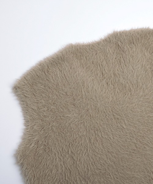 SUGAR BISKET（シュガービスケット）の「ファーニットベスト（ベスト・レディース・ブラウン/ホワイト/ブラック・フリー）」の21枚目の写真