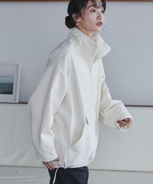 coen（コーエン）の「＜Parknik＞リバーシブルアノラック（WEB限定カラー）（ナイロンジャケット・レディース・ブラック/モカ/ナチュラル/ダークグリーン・FREE）」の6枚目の写真