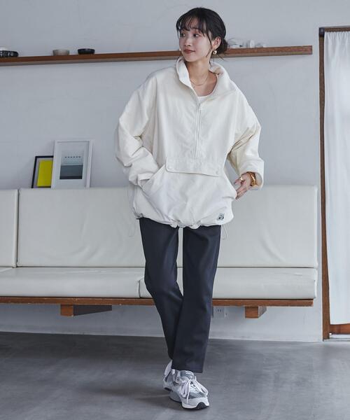 coen（コーエン）の「＜Parknik＞リバーシブルアノラック（WEB限定カラー）（ナイロンジャケット・レディース・ブラック/モカ/ナチュラル/ダークグリーン・FREE）」の7枚目の写真